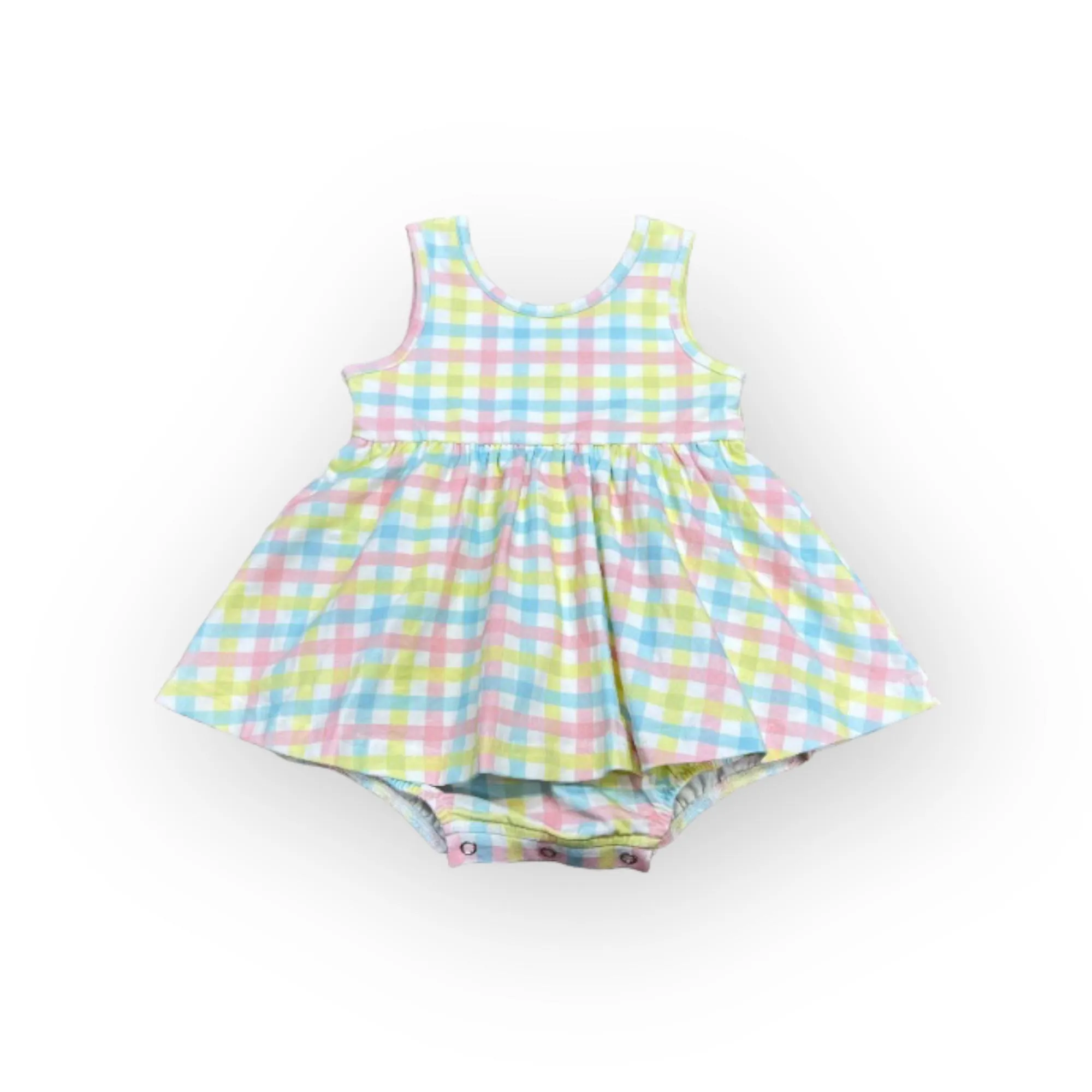 Serendipity Clothing Pastel Gingham Bubble Dress