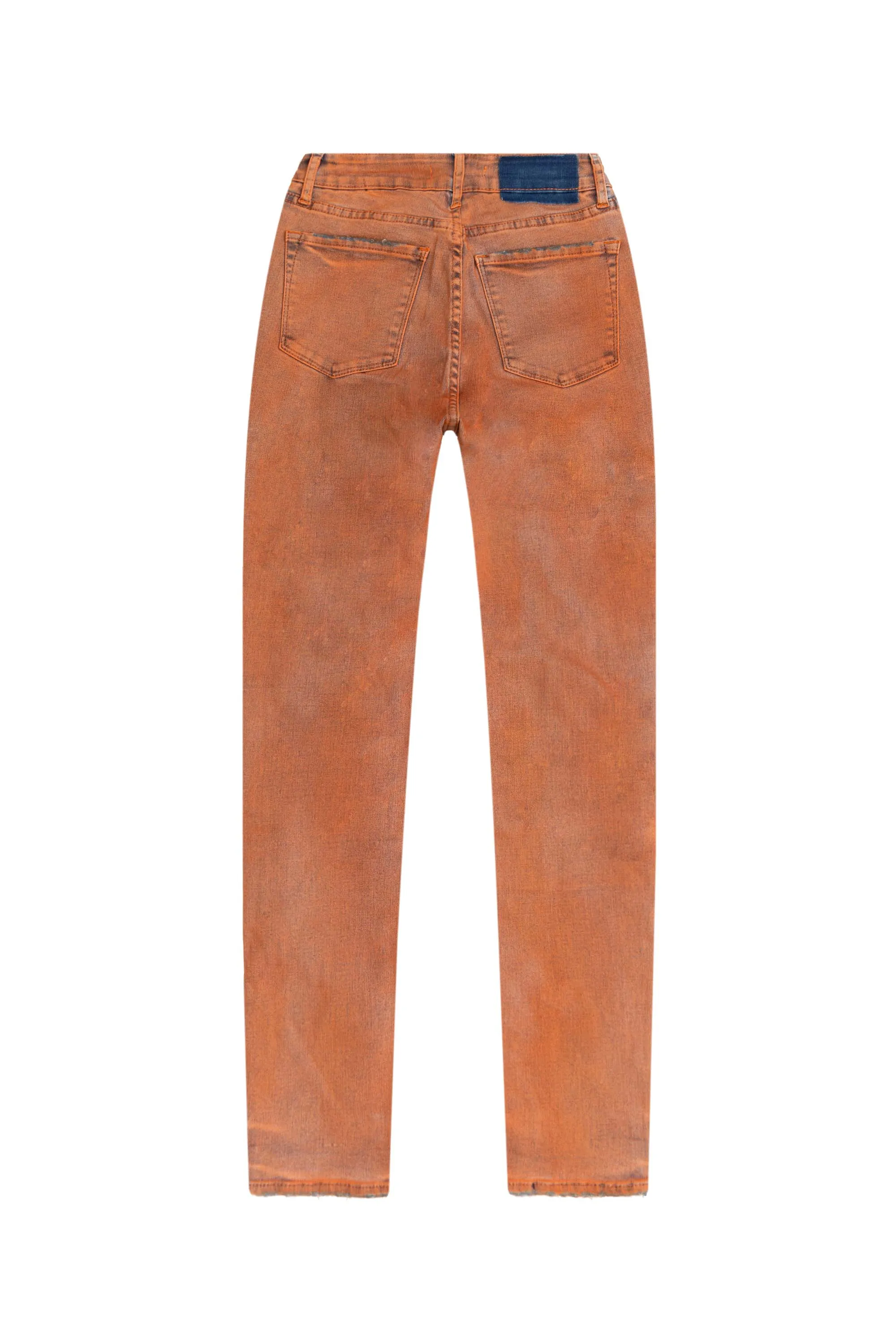 Spray Fashion Denim Pants - Orange