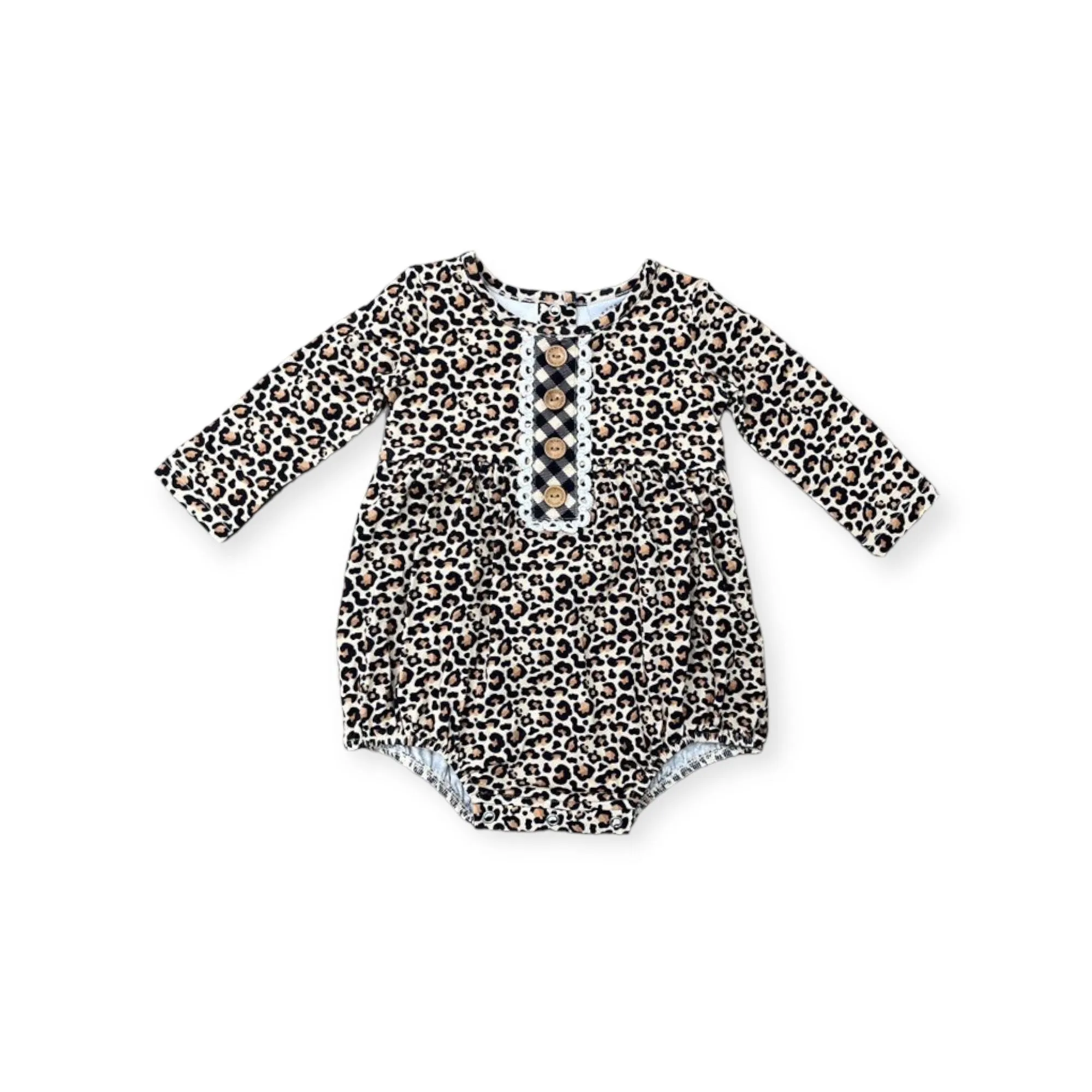 Swoon Baby Clothing Leopard Petal Bubble