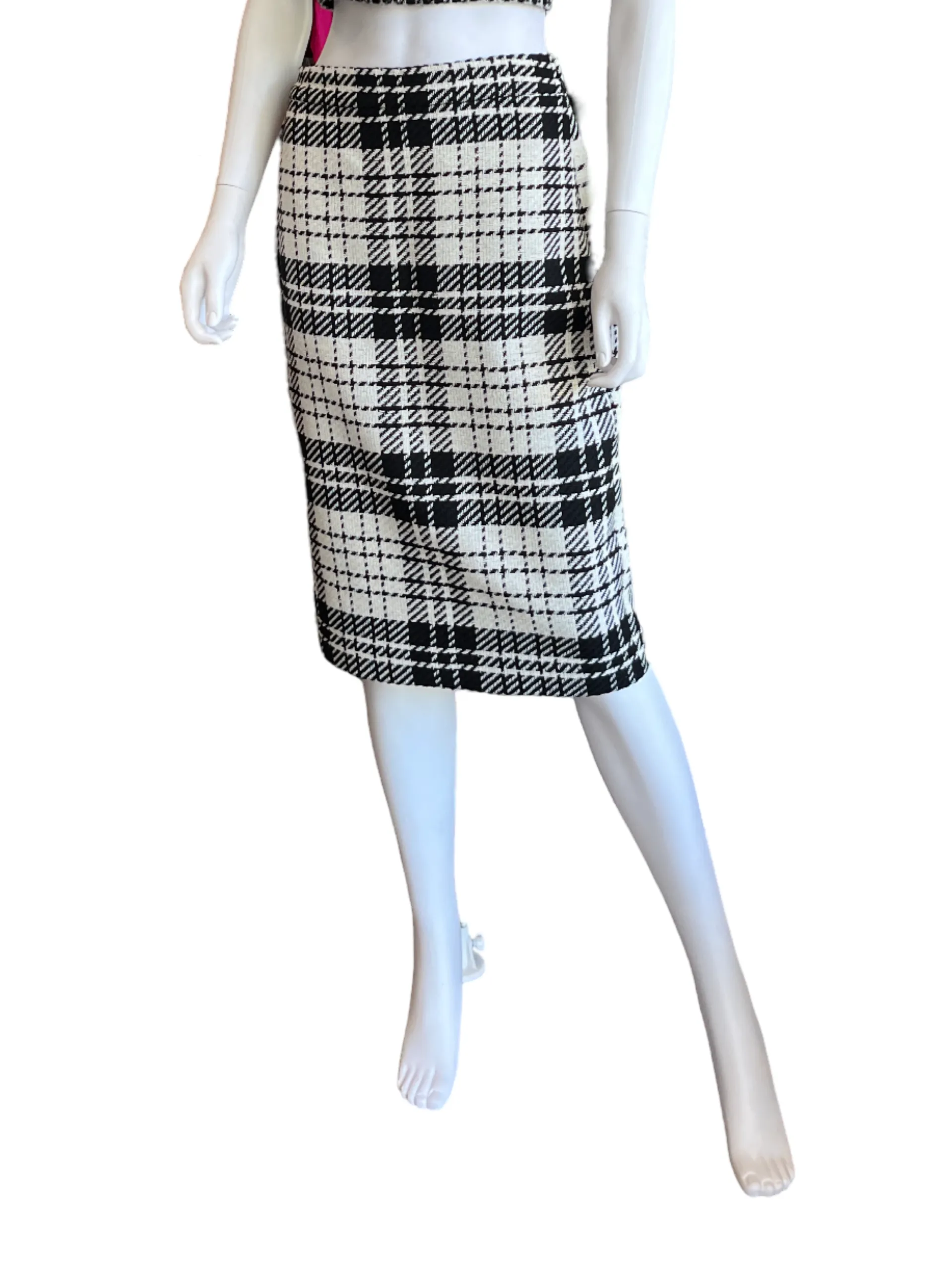 Talbots Black & White Skirt