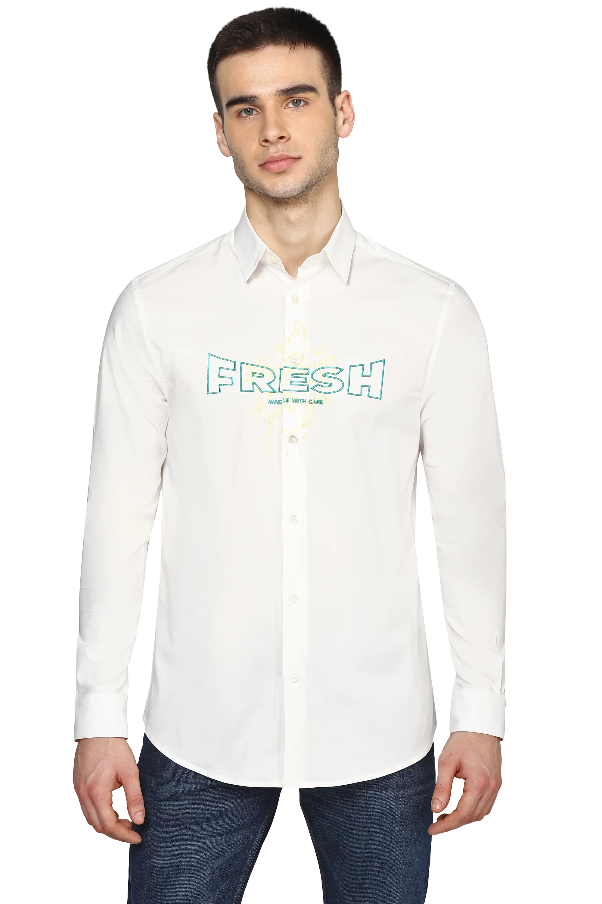 The Cinematic Fresh Shirt in Ivory White