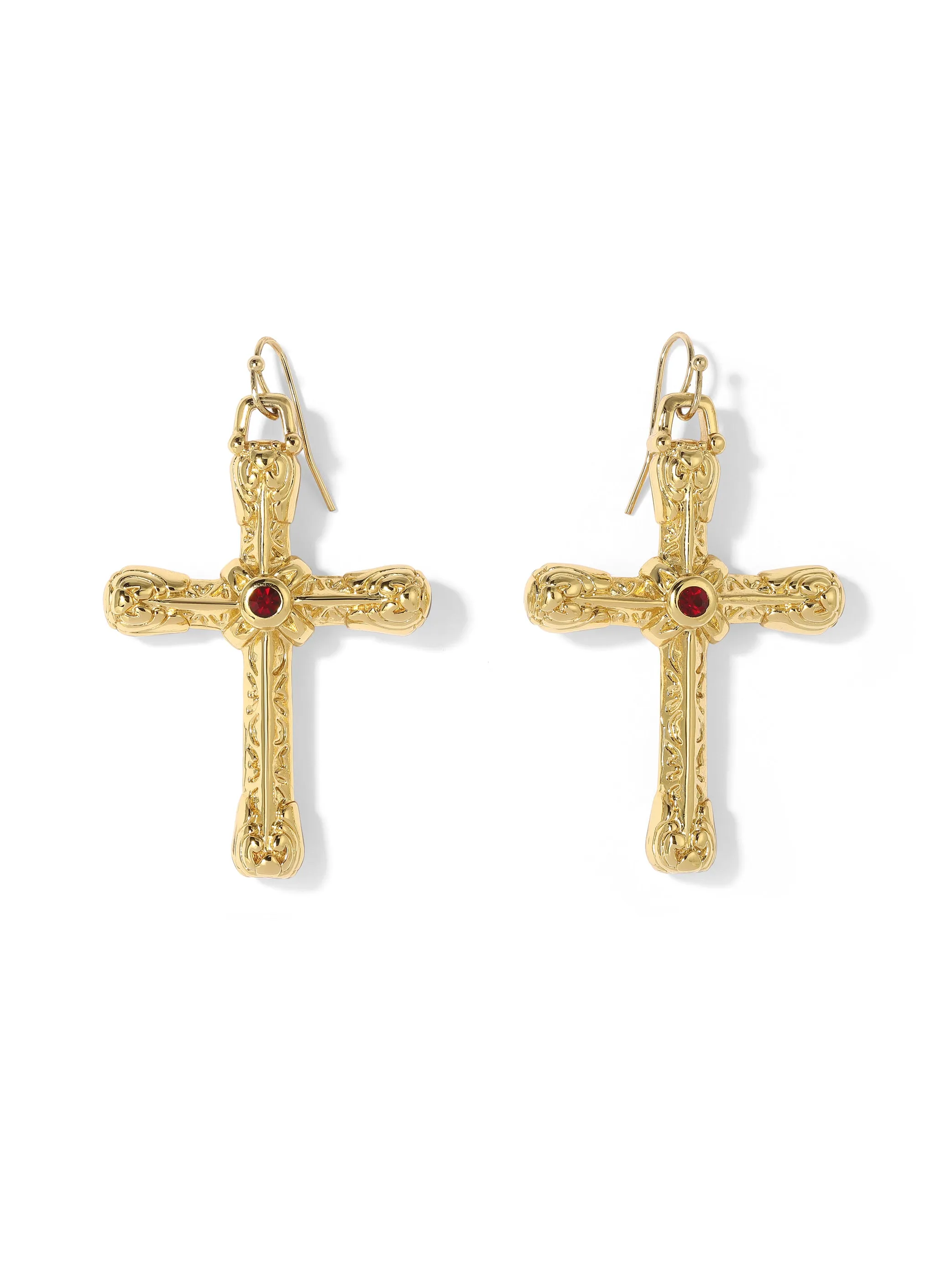 The Nova Cross Earrings