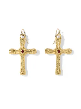 The Nova Cross Earrings