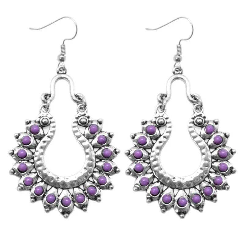 The Old West Purple Earrings