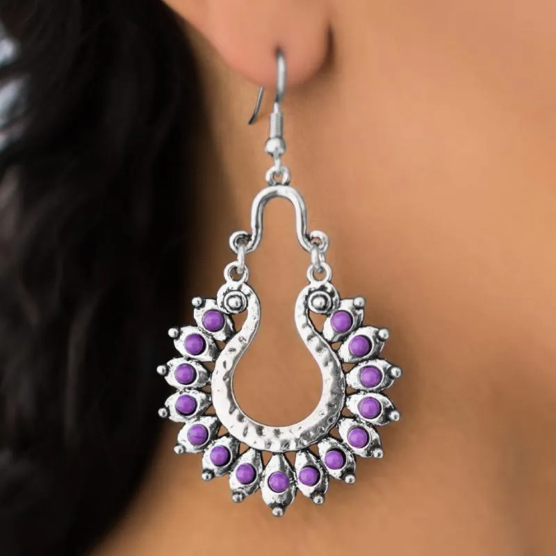 The Old West Purple Earrings