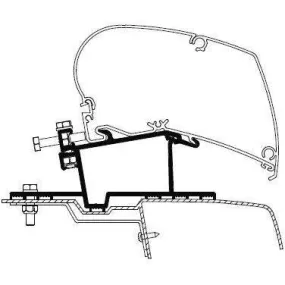 Thule Omnistor Renault Master 2010> & Movano2020-21 Roof Adapter