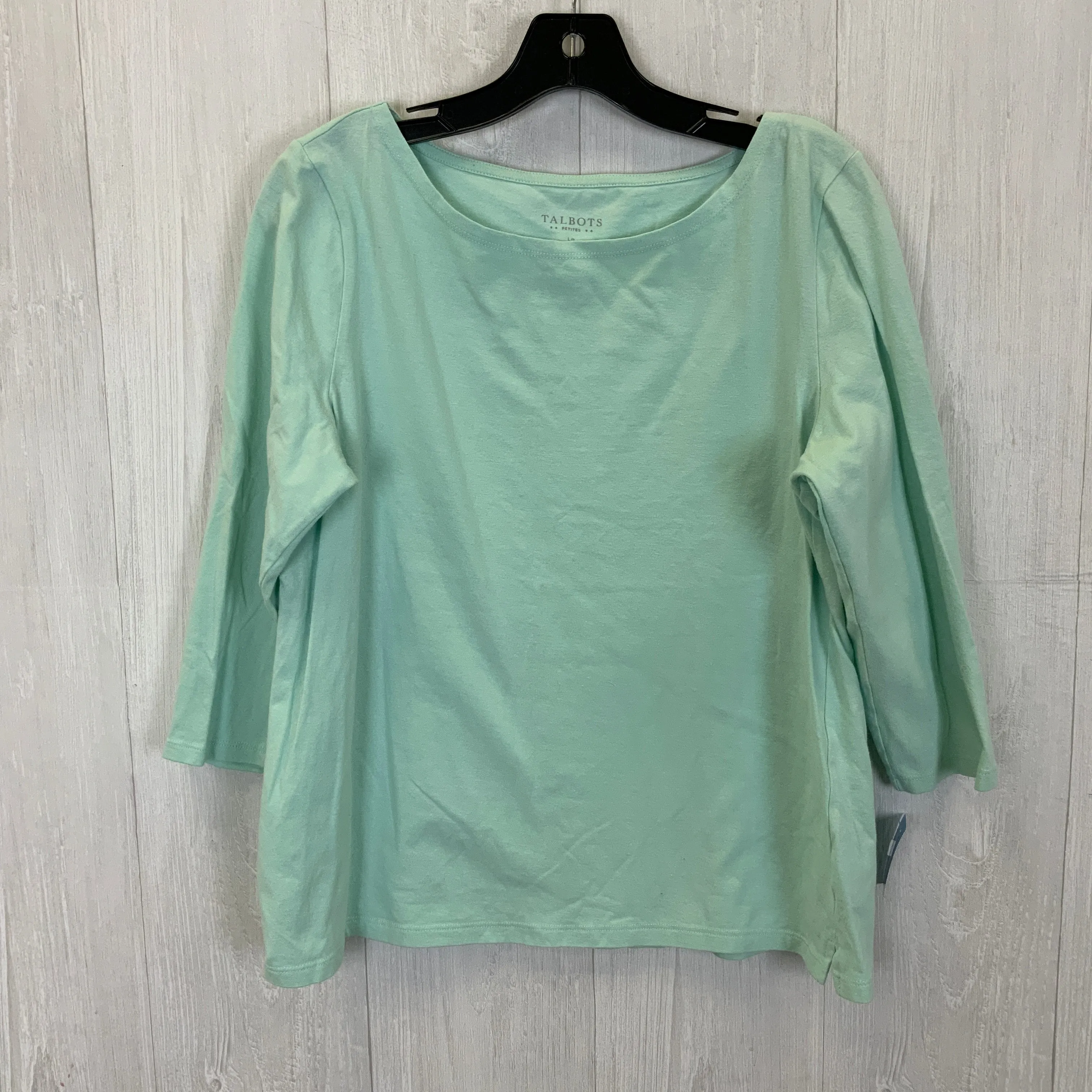 Top Long Sleeve Basic By Talbots  Size: Petite Large