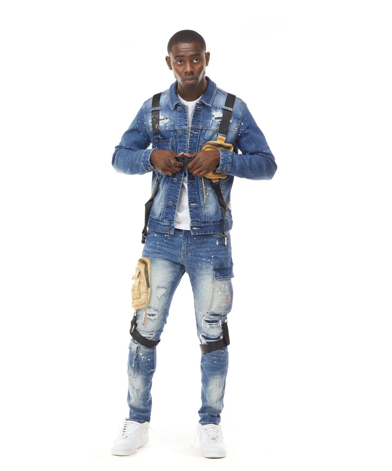 Utility Fashion Jeans - Bristol Blue