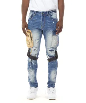 Utility Fashion Jeans - Bristol Blue