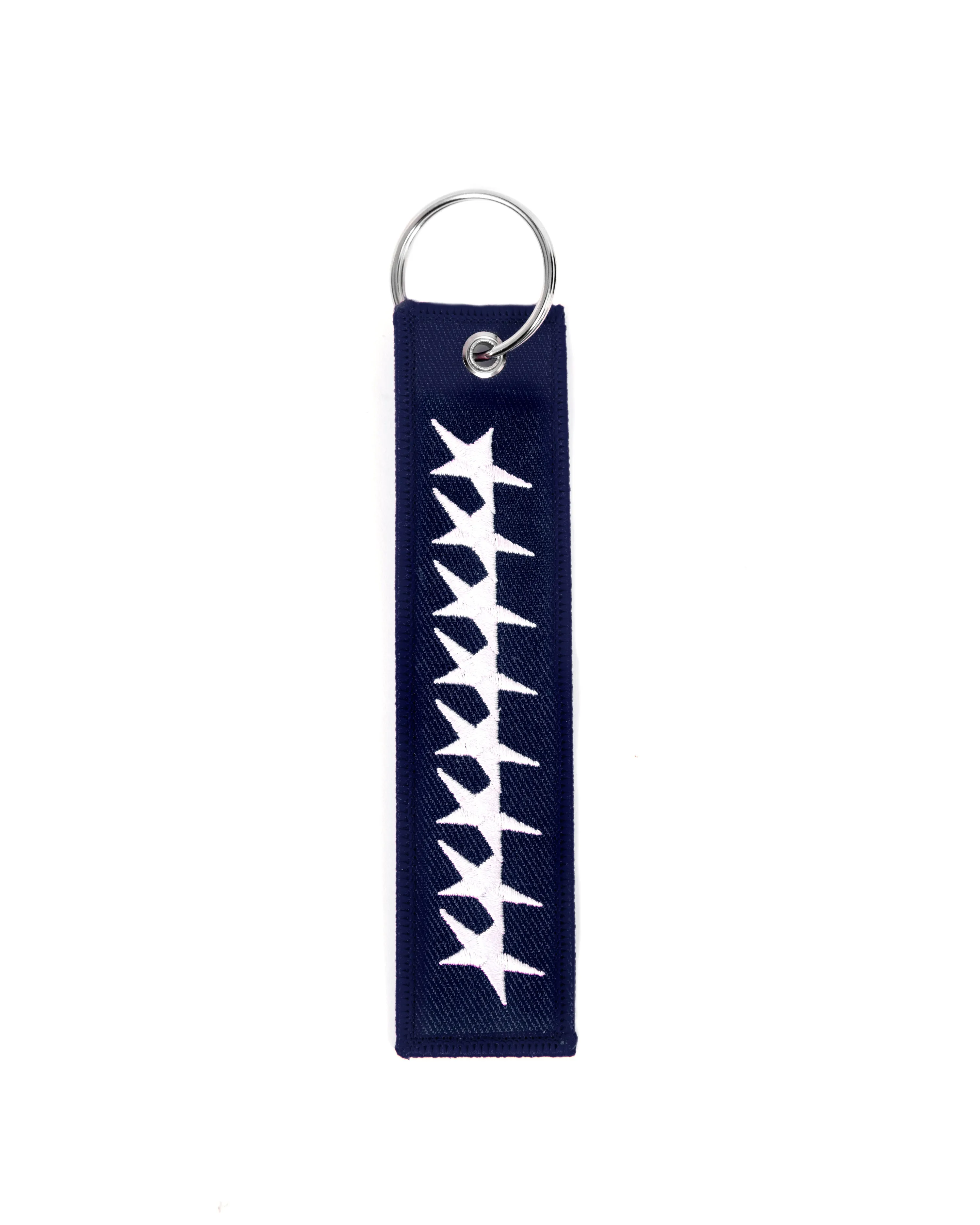 V8 Navy Keychain