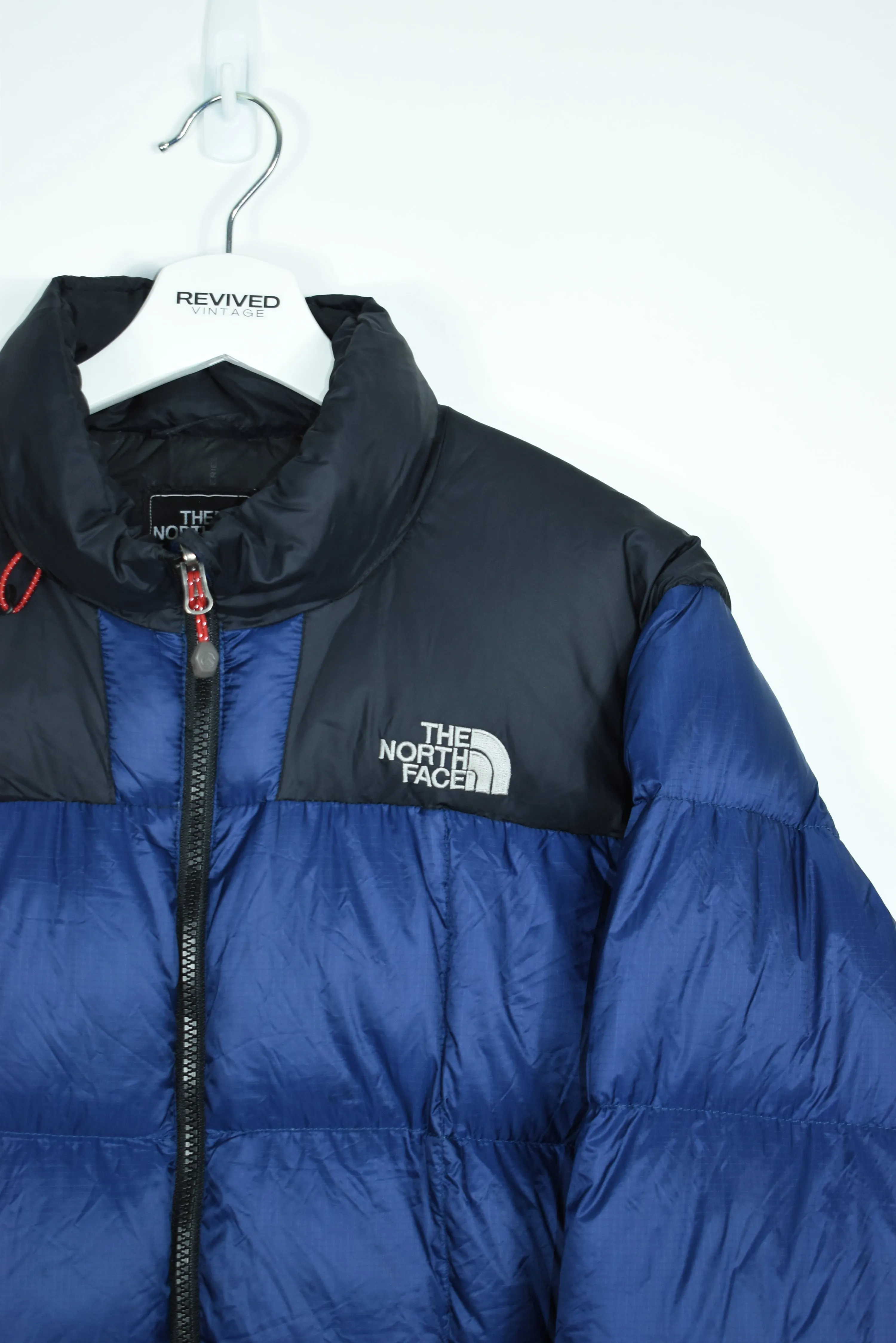 Vintage North Face Navy Puffer 800 Sumit Series MEDIUM /L