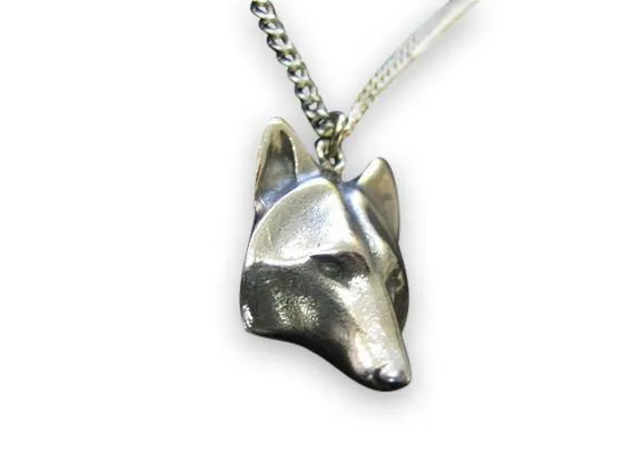 Wolf Face Necklace