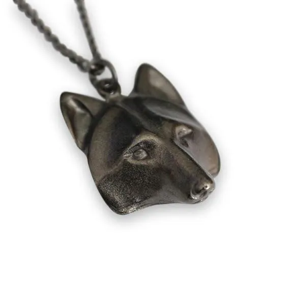 Wolf Face Necklace