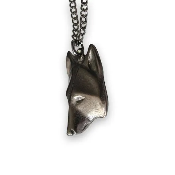 Wolf Face Necklace